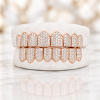 JDWR-8820 - 8 TOP OR 8 BOTTOM Lil Pump's Hand Prong set Diamond Grill