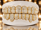 JDWR- GV1030-Honeycomb Prong / INVISBALE Set Diamond Grill