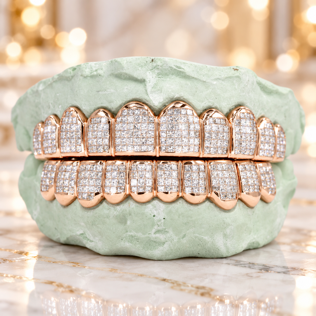 JDWR-JDG1010-SI,VS,VVS,Flawless Invisible Set Diamond Grill