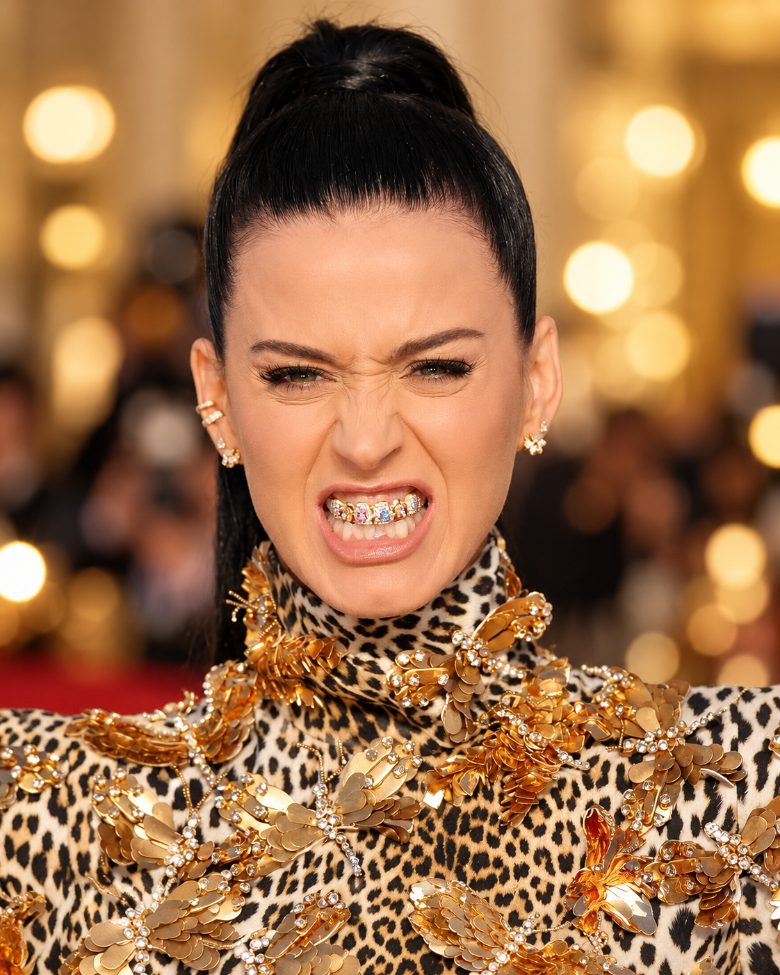 JDWR-GG21 KATY PERRY ROAR GRILL 3D Lettering