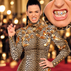 JDWR-GG21 KATY PERRY ROAR GRILL 3D Lettering