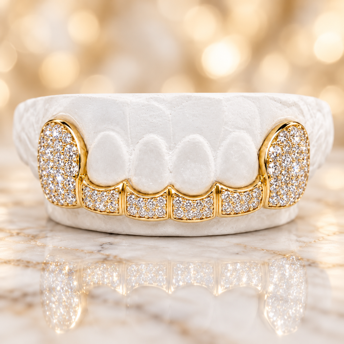JDWR-G20 Beyonce's Hand Prong Set Diamond Grill