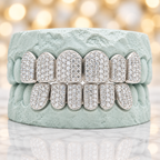 JDWR-S151806-2-NEW -18K Individual Diamond Prong Set Permanent Teeth