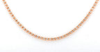 Custom 14KR 3.50CTW DIAMOND CROWN TENNIS NECKLACE - Johnny Dang & Co