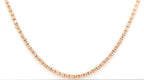 Custom 14KR 3.50CTW DIAMOND CROWN TENNIS NECKLACE - Johnny Dang & Co