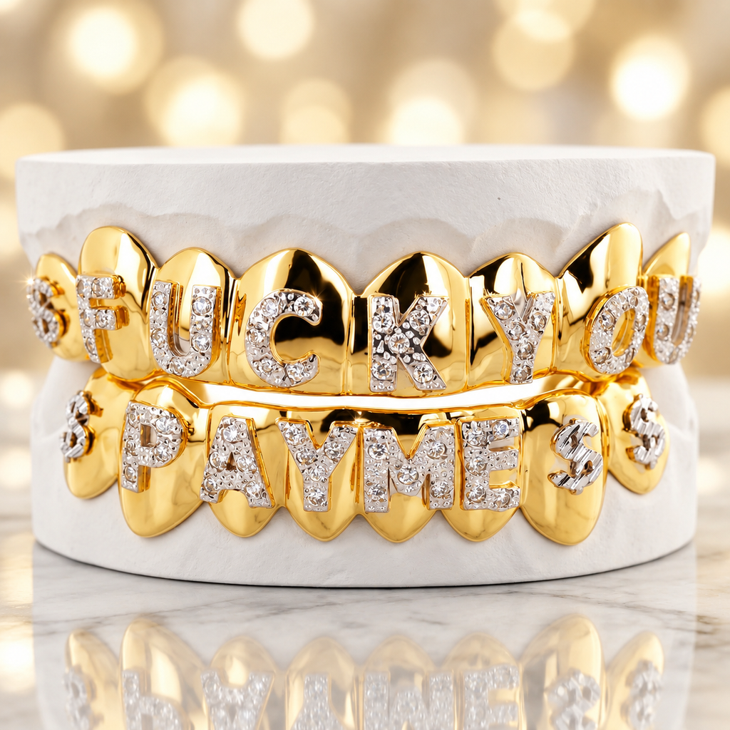 JDWR-1563-1 Custom Diamond Pave Set Grill