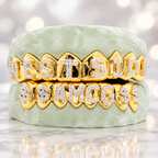 JDWR-1563-2 Custom Diamond Prong Set Grill