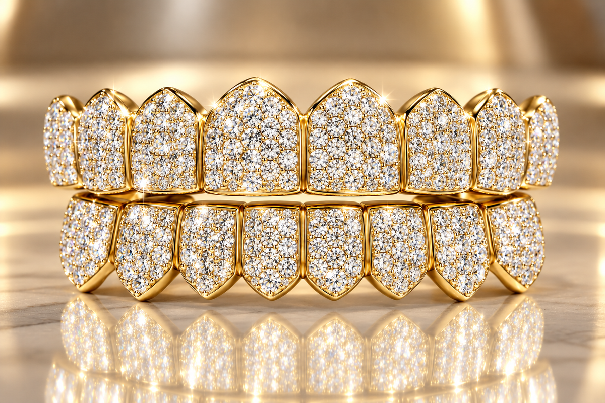 JDWR-067 -  Honeycomb Set Diamond Grillz