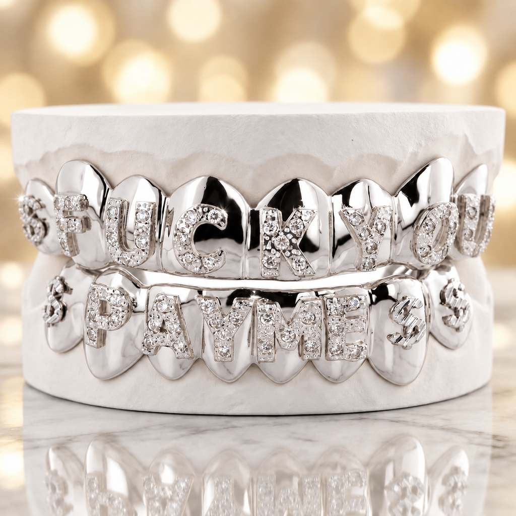 JDWR-1563-1 Custom Diamond Pave Set Grill