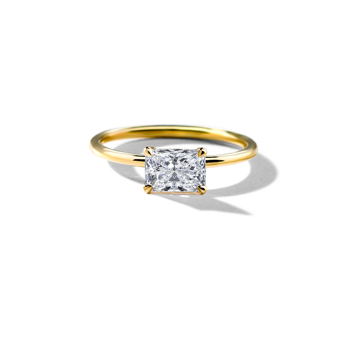 East-West Engagement Ring