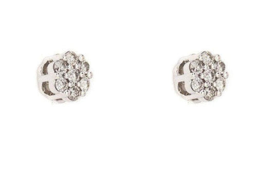 0.52 CT Diamond Earrings Flower Set - Johnny Dang & Co