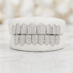 JDWR-043 8 TOP OR 8 BOTTOM SI Honeycomb Diamond Grillz