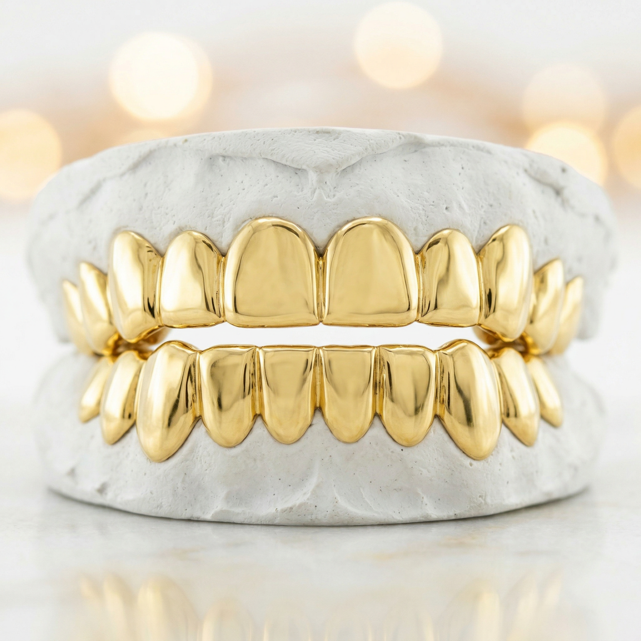 Gold Teeth JDTK-3001B  Perm Cut Pullout Grill- 20 Teeth Set
