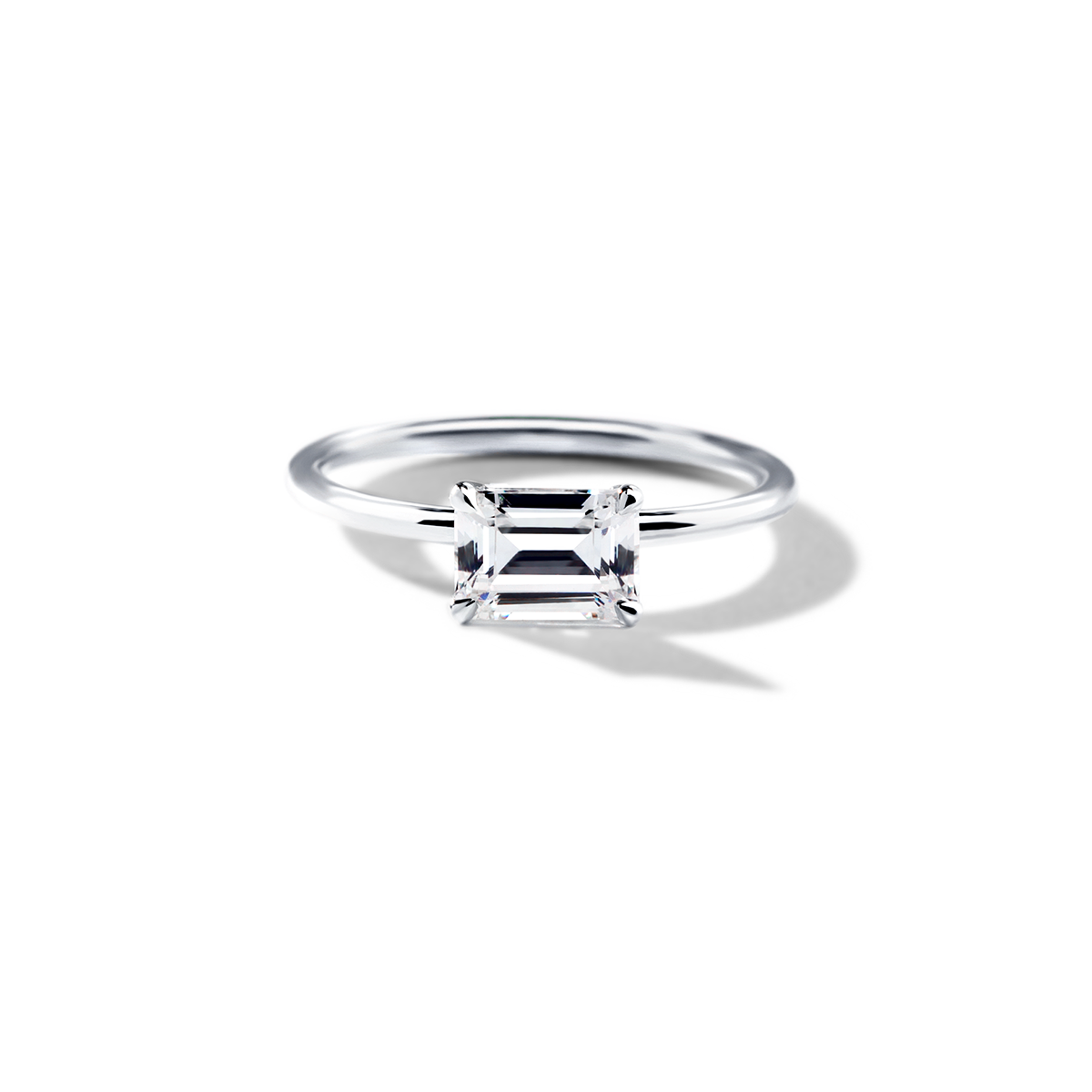 East-West Pixie Engagement Ring