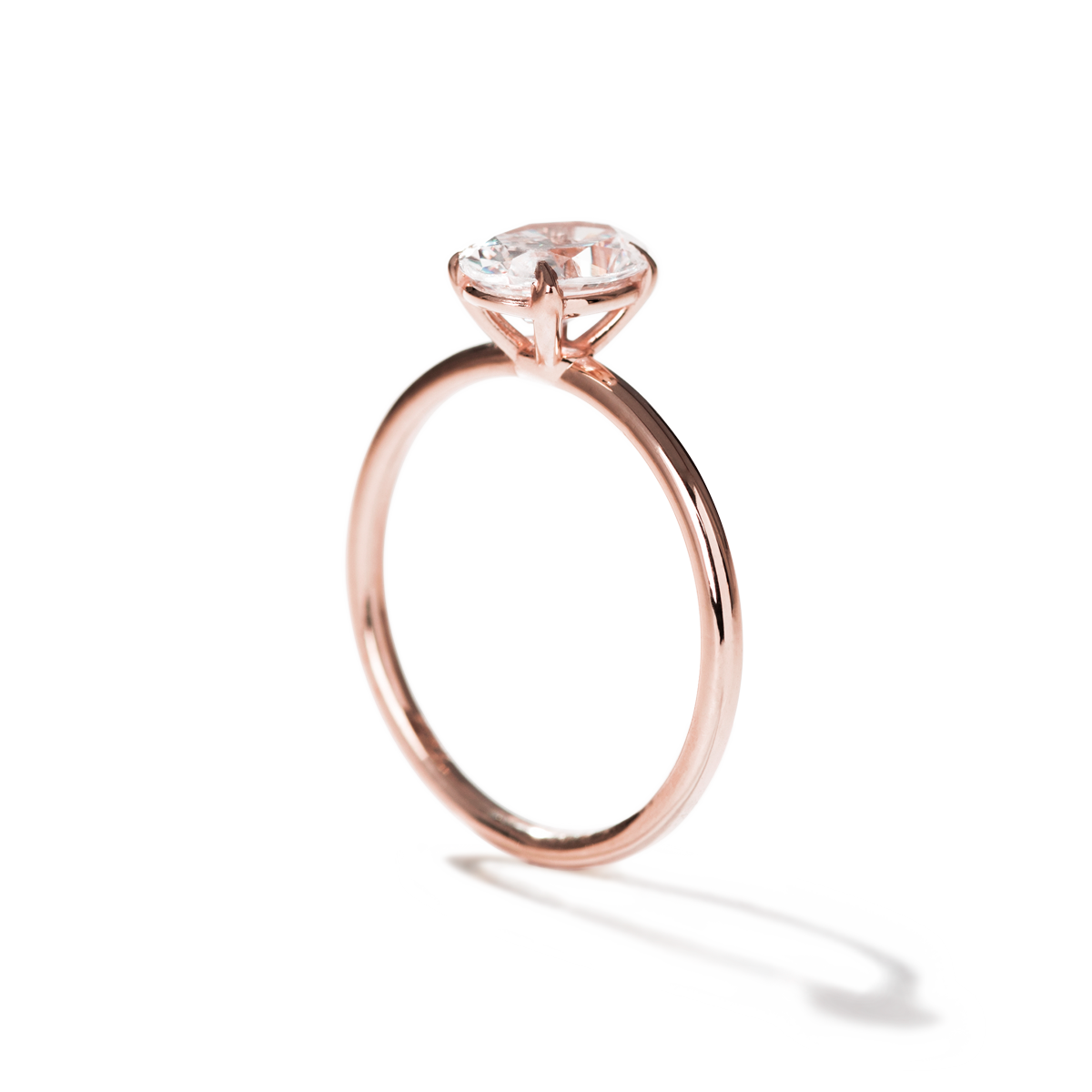 Solitaire Diamond Engagement Ring