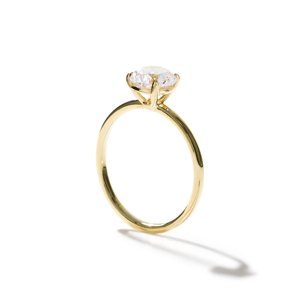 Solitaire Diamond Engagement Ring