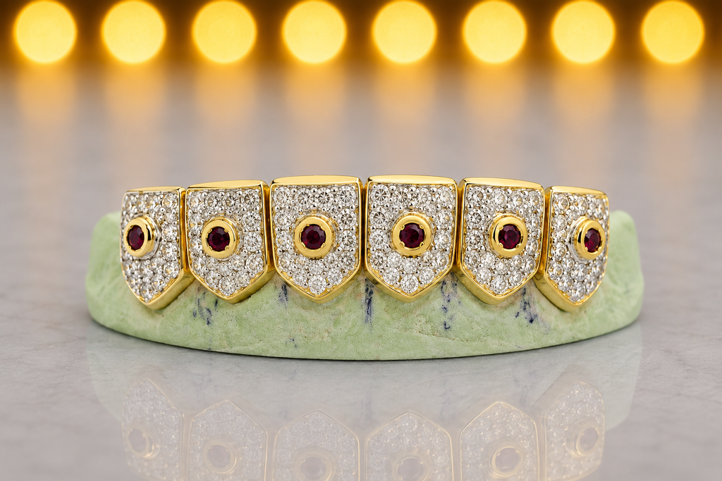 JDWR-S171201-1 18K INDIVIDUAL OR PULL OUT DIAMOND TEETH
