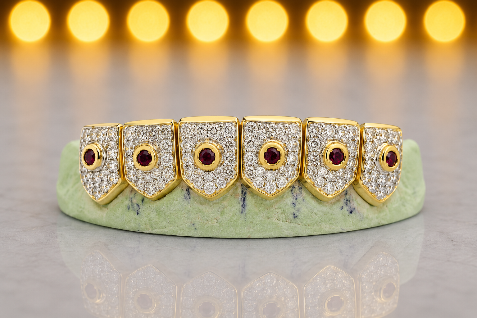 JDWR-S171201-1 18K INDIVIDUAL OR PULL OUT DIAMOND TEETH