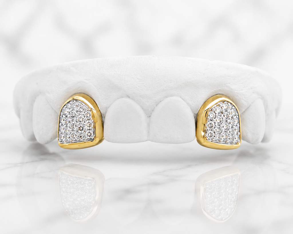 JDWR-0047-2 PRONG SET CUSTOM COLOR DIAMOND TEETH