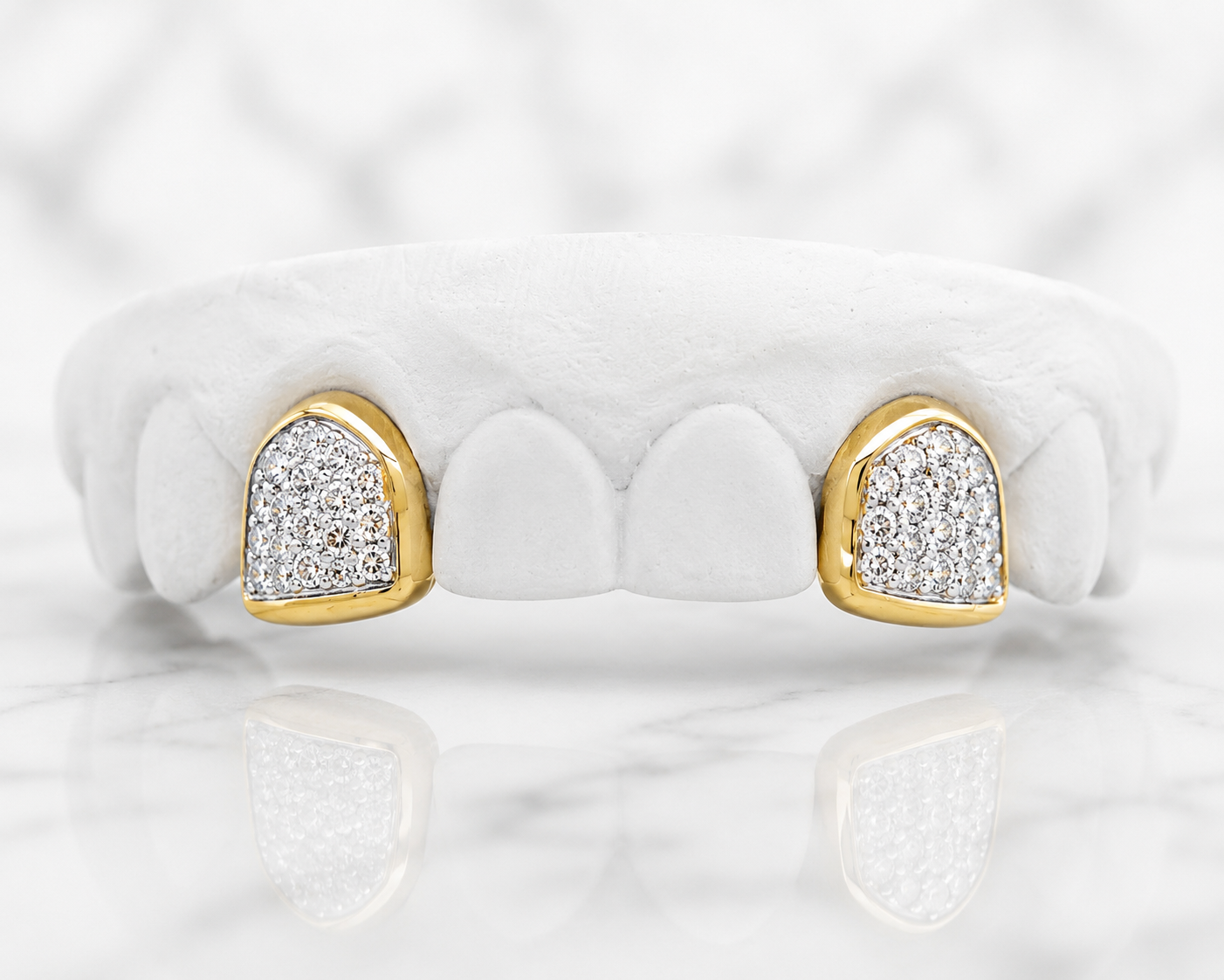 JDWR-0047-2 PRONG SET CUSTOM COLOR DIAMOND TEETH