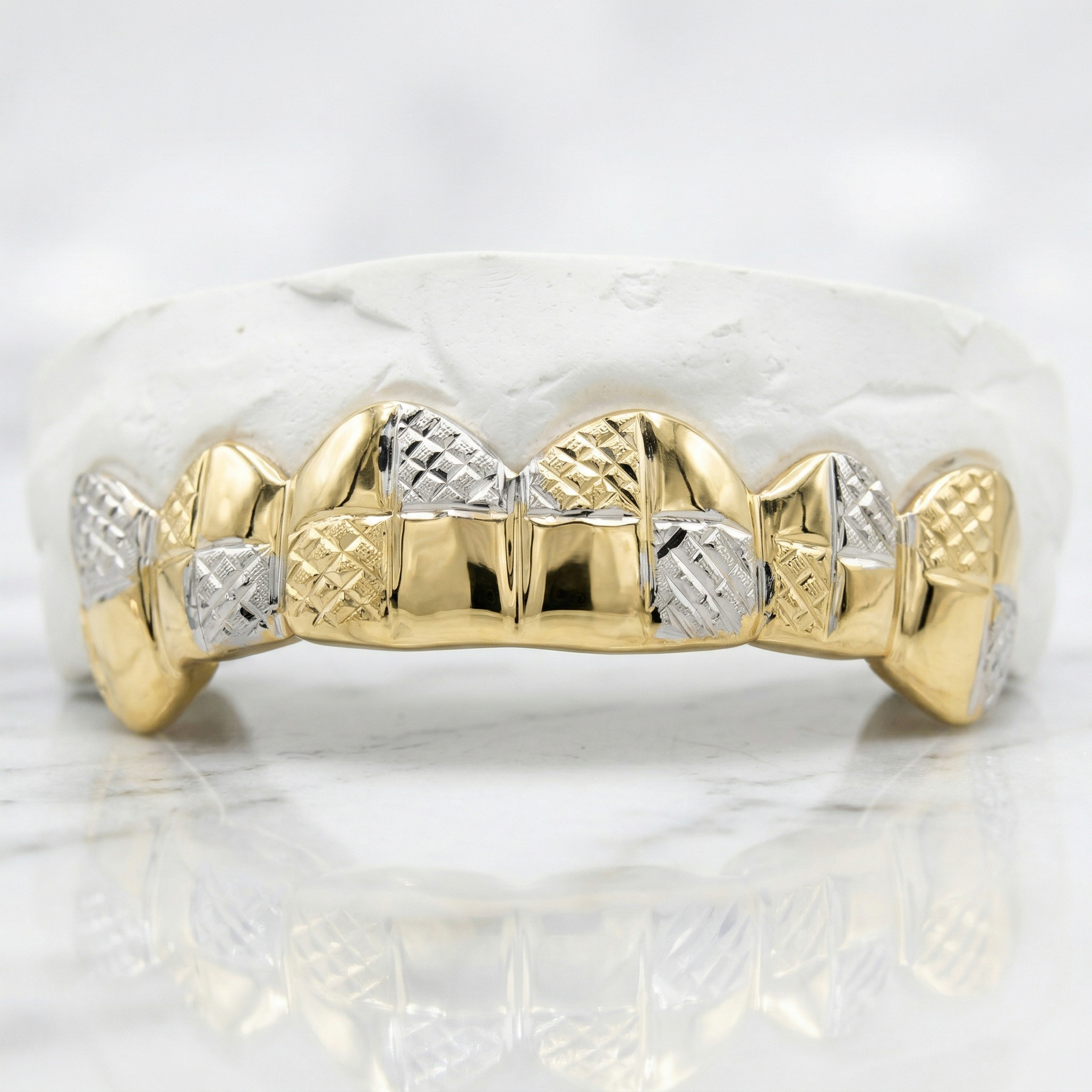 JDTK-46-Checkers Six Solid with Diamond Cuts