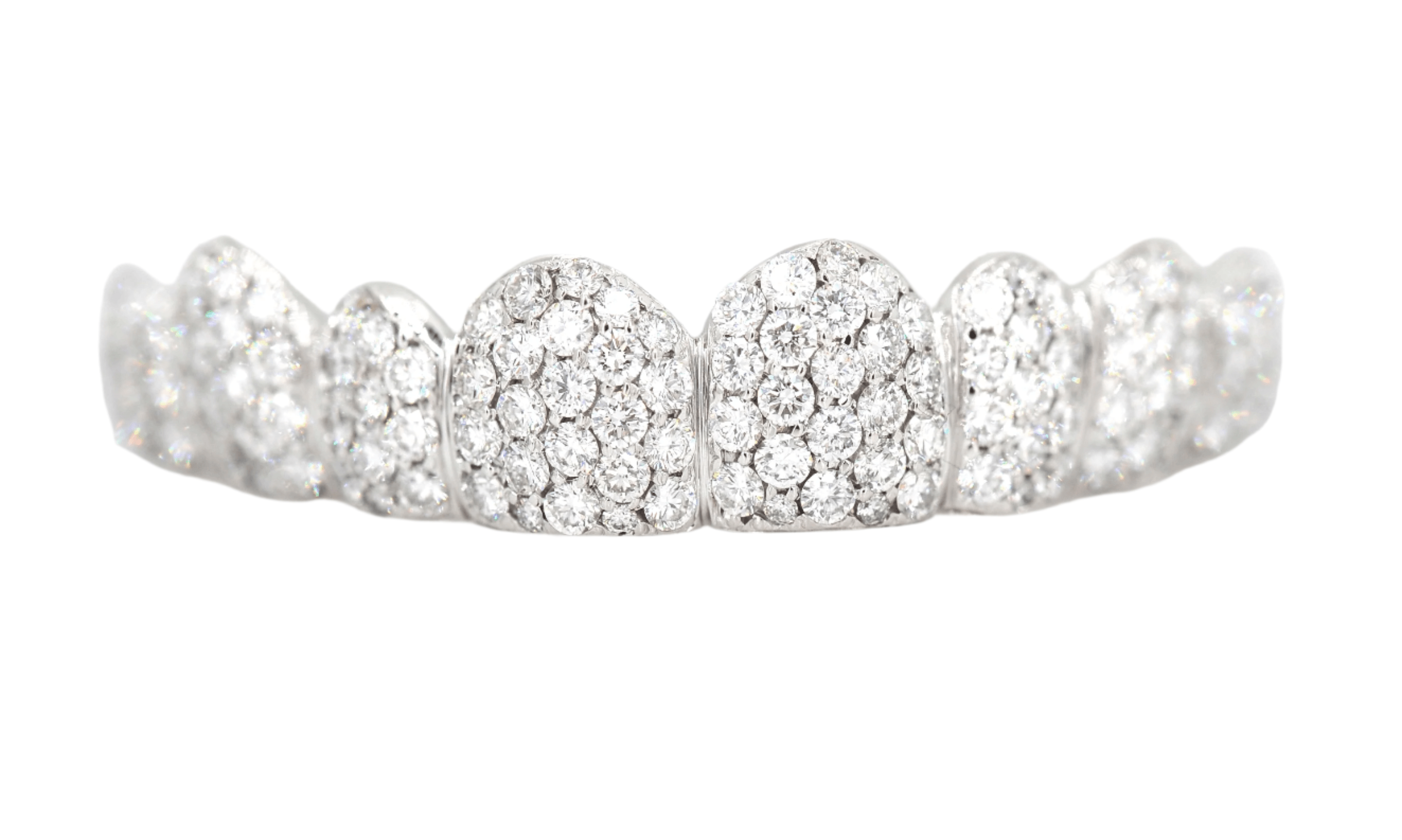 Large Diamond Cluster Big Boy Honeycomb Grillz - Johnny Dang & Co