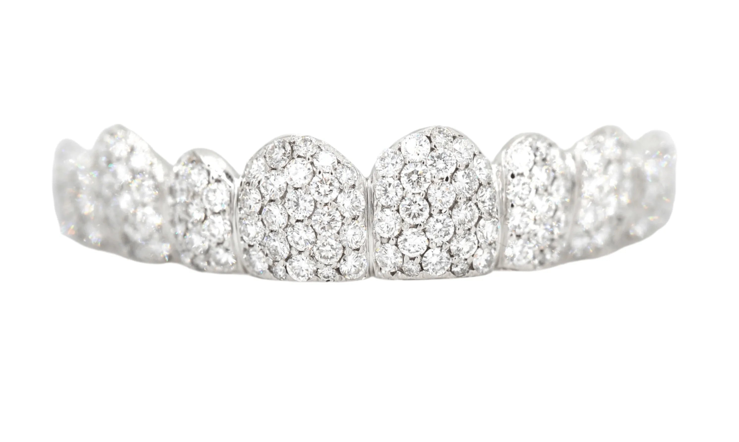 Large Diamond Cluster Big Boy Honeycomb Grillz - Johnny Dang & Co