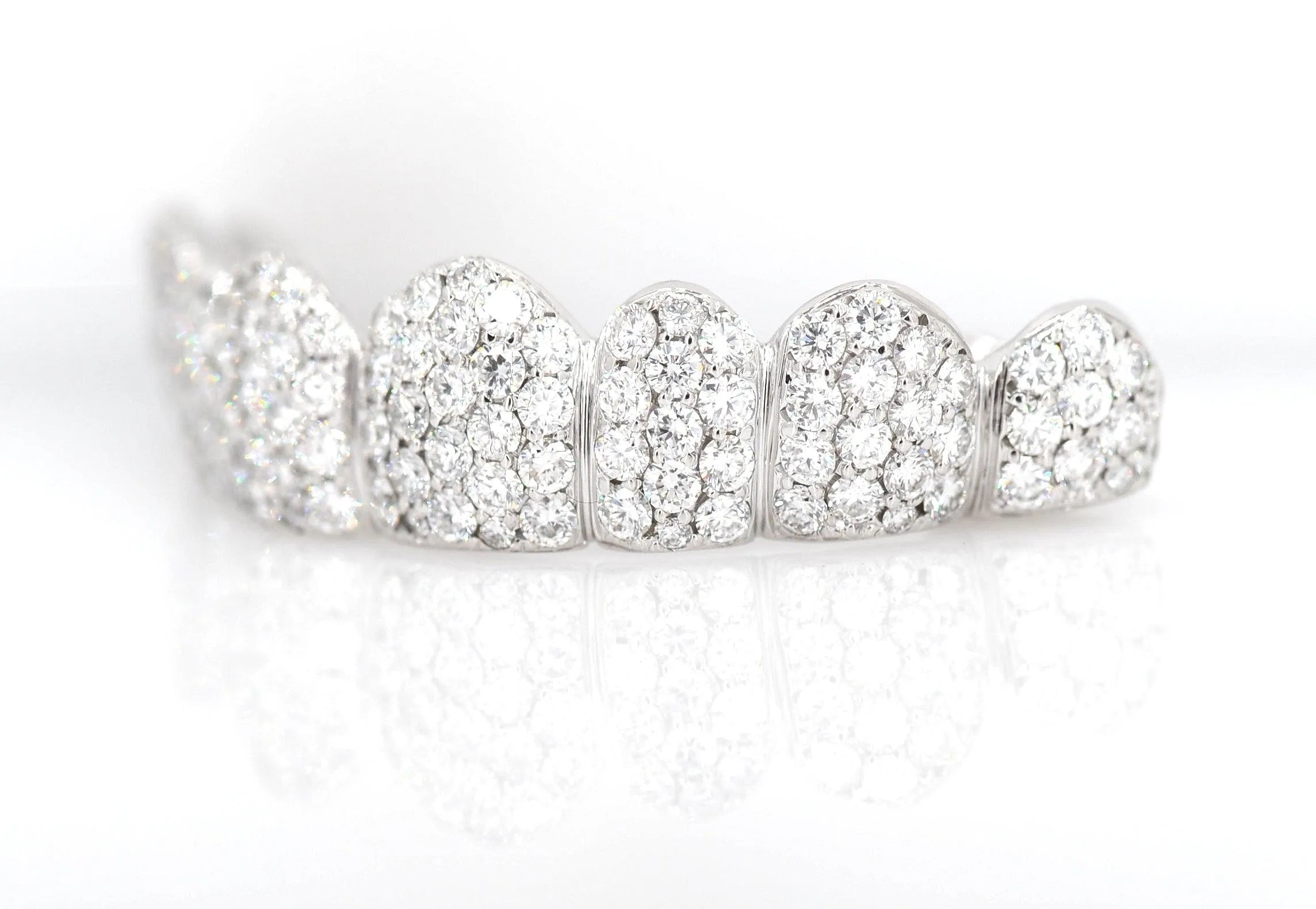 Large Diamond Cluster Big Boy Honeycomb Grillz - Johnny Dang & Co