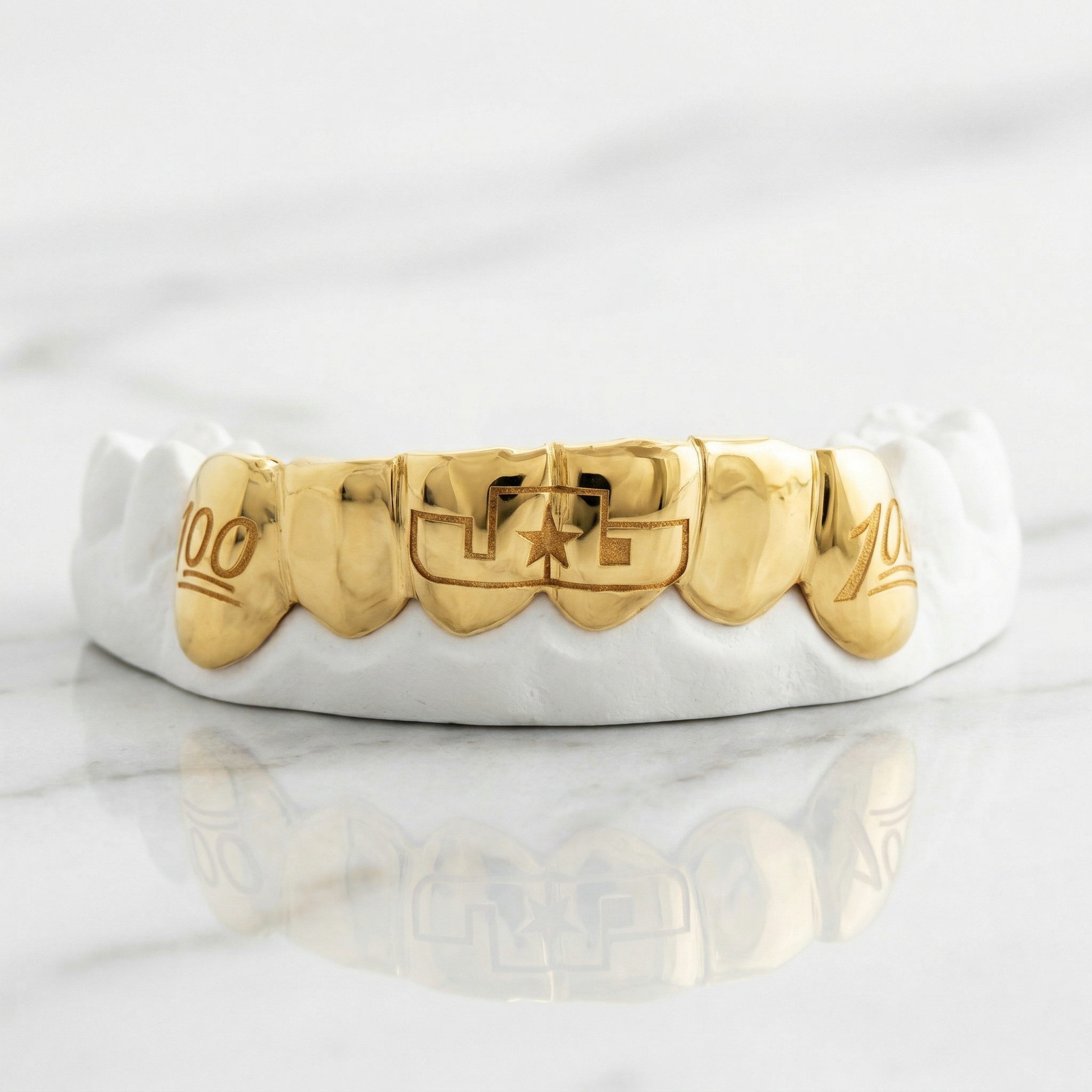 JDTK-ENG0013-6 solid 4 Engraved Teeth