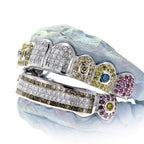 JDTK-G80- Hybrid Invisible & Prong Set Diamond Grill - Johnny Dang & Co