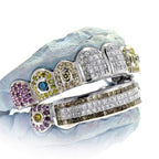 JDTK-G80- Hybrid Invisible & Prong Set Diamond Grill - Johnny Dang & Co