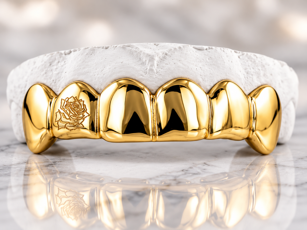 JDWR-ENG15252-2-6 TOP OR 6 BOTTOM Engraved Teeth