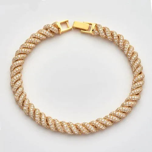 14KY 9.30CTW DIAMOND SAN MARCOS BRACELET - Johnny Dang & Co