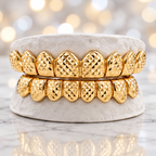 JDWR-10002 - Diamond Cut Grillz - 8 Teeth