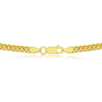 Sterling Silver 4mmSolid' Miami Cuban Chain - Gold Plated - Johnny Dang & Co