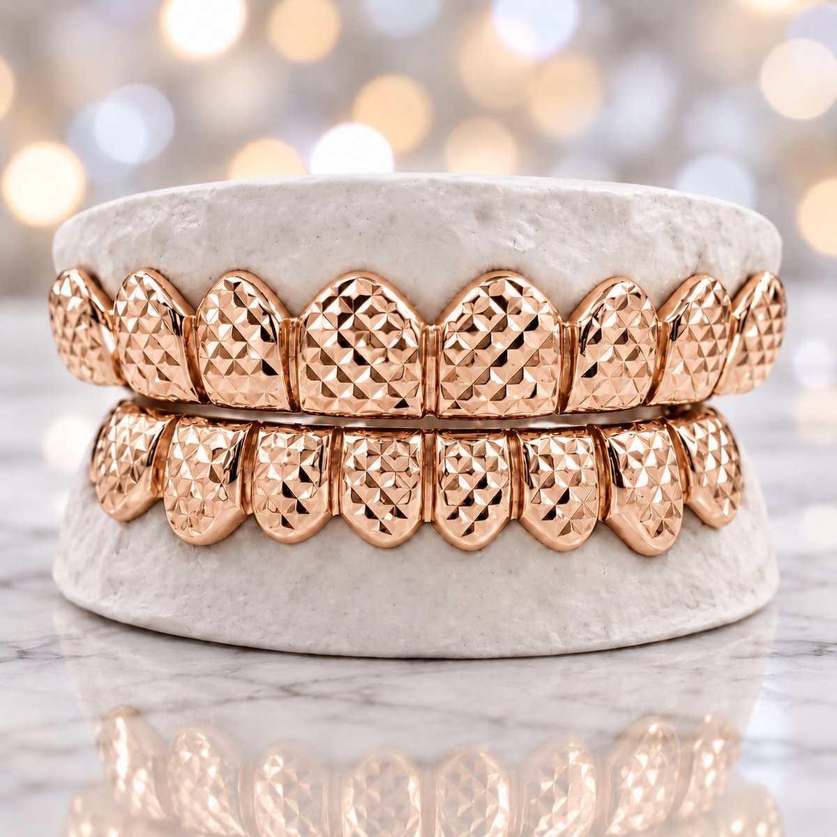 JDWR-10002 - Diamond Cut Grillz - 8 Teeth