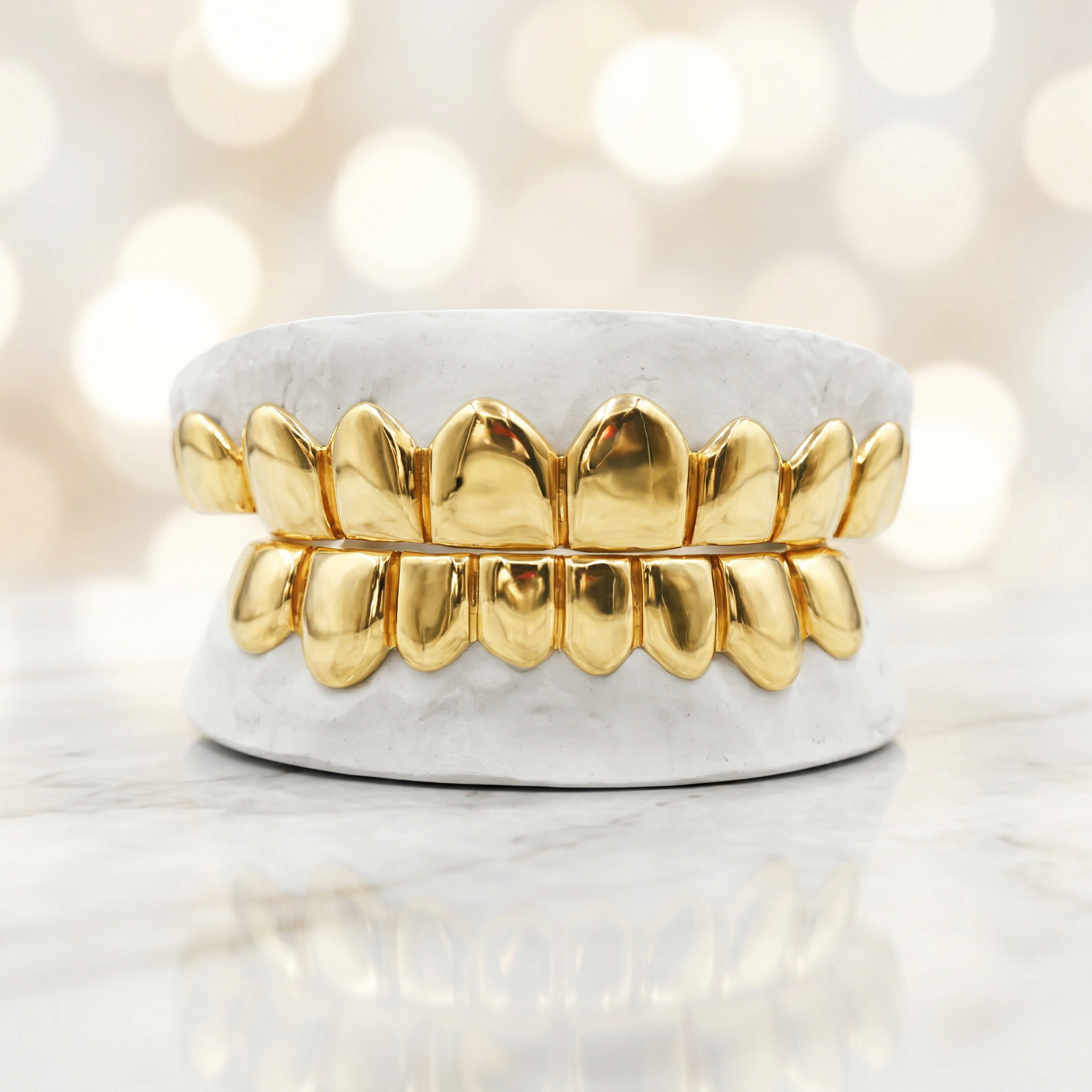 Solid Gold Grillz