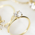 Solitaire Diamond Engagement Ring
