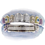 JDTK-G80- Hybrid Invisible & Prong Set Diamond Grill - Johnny Dang & Co