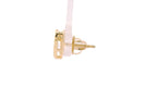 10K Yellow Gold Diamond Heart Earrings