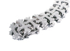 Silver CZ Cross Bracelet