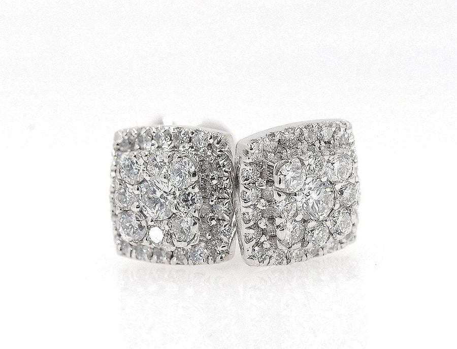 Diamond Stud earrings 1.6 Cttw in 14K Gold - Johnny Dang & Co