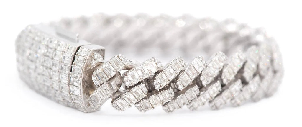 JDTK-J8059 -Custom Diamond Emerald Bracelet - Johnny Dang & Co