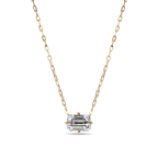 Emerald Cut Diamond Pendant