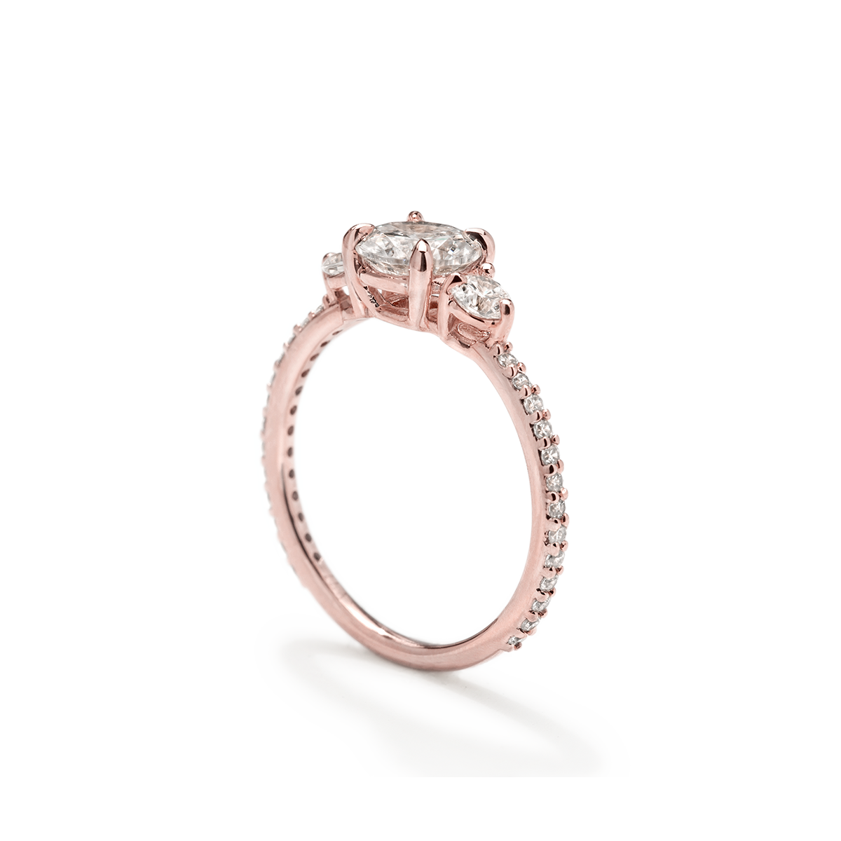 Cultivated Lab 3 Diamond Pave
