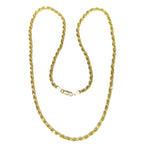 Silver Gold Plated CZ Praying Pendant and Solid Chain Combo Flash - Johnny Dang & Co