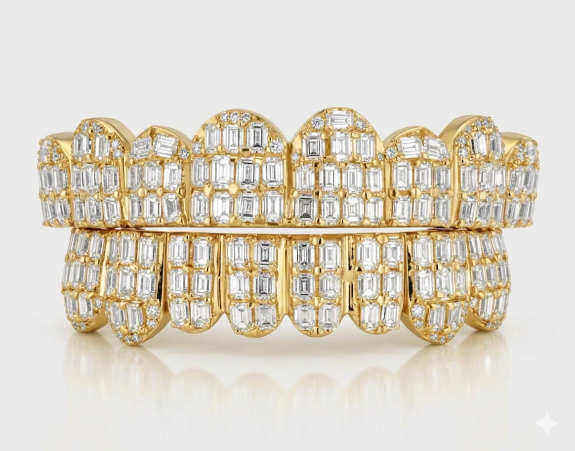 JDWR-G4080-Emerald Diamond Grillz