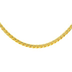 10K Gold 2.8mm Diamond Cut Solid Franco Chain - Johnny Dang & Co