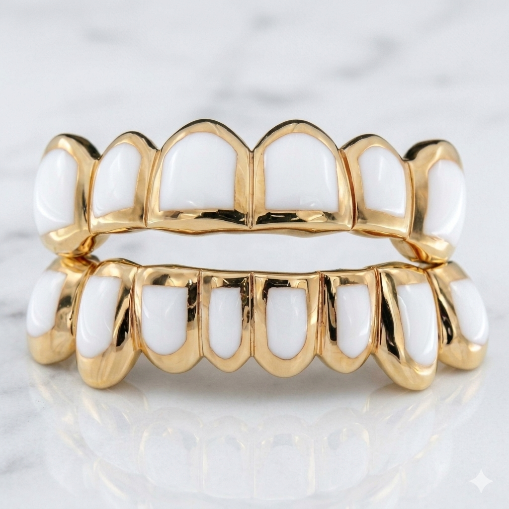 JDWR-116 - 14 Teeth Grill With Light Red Enamel