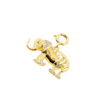 10k Yellow Gold and Diamond 'Elephant' Charm - 10015 - Johnny Dang & Co